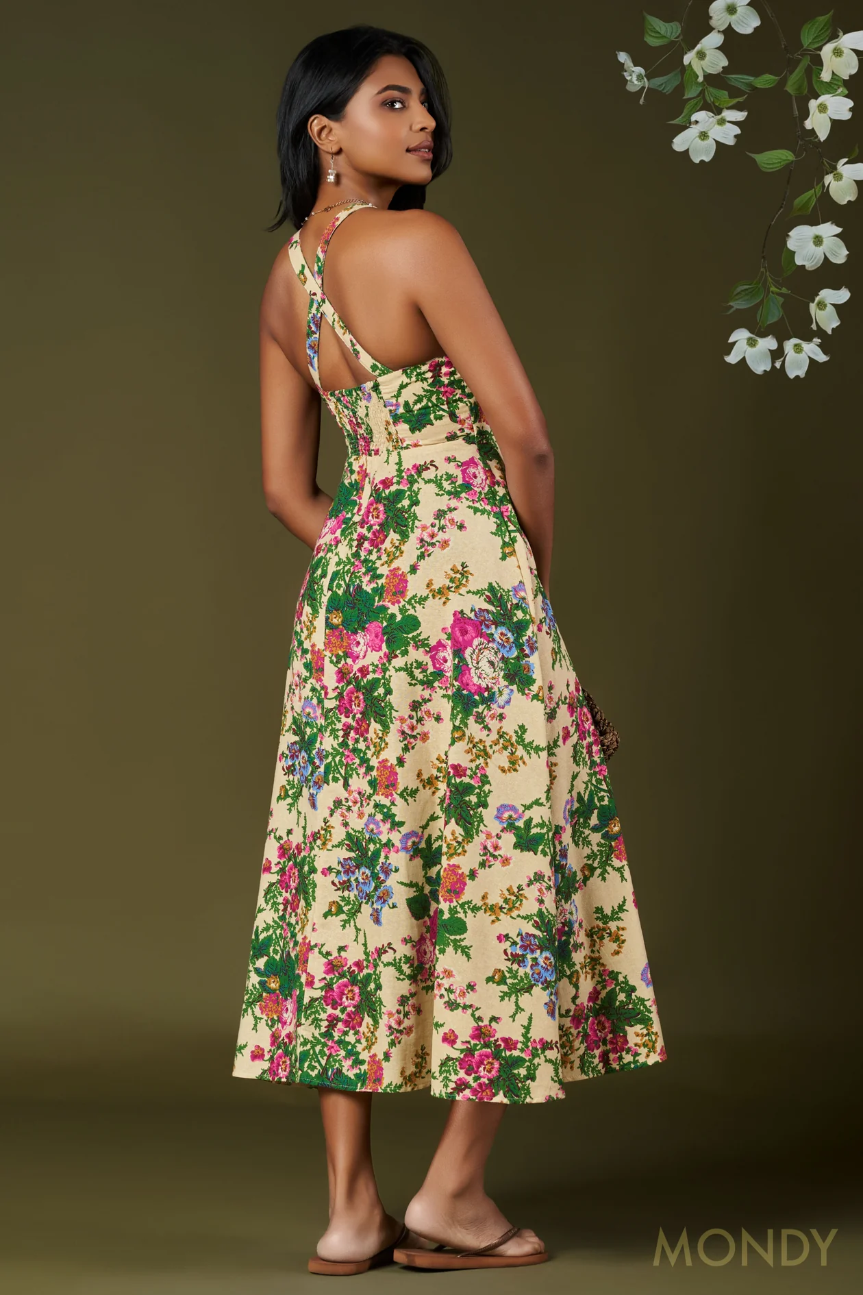 Fit & Flare Midi Dress